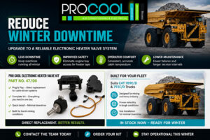 reducing winter downtime cat 789c 793d heater upgrade